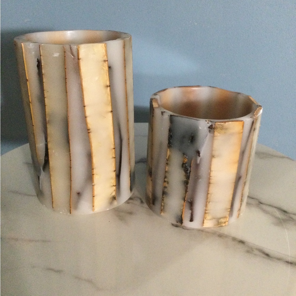 Battery Operated Candles with new batteries including